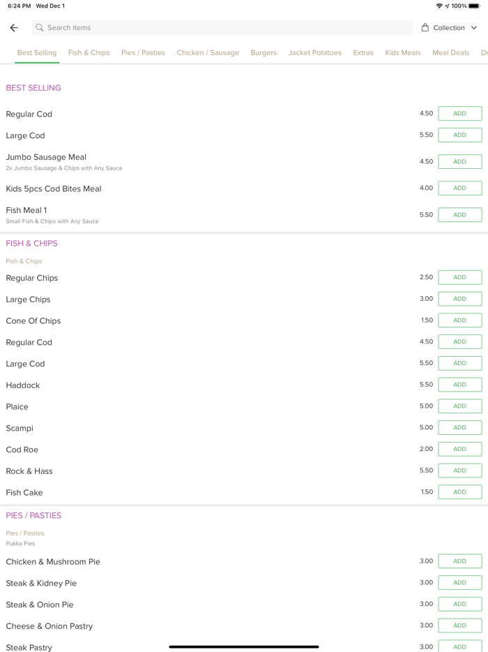 Seafood Fish and Chips