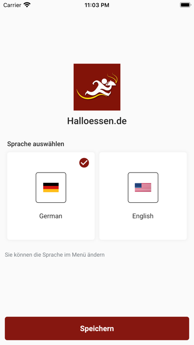 Screenshot 1 of Halloessen.de: Food Delivery App