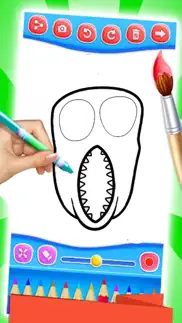 doors monsters coloring book iphone screenshot 2