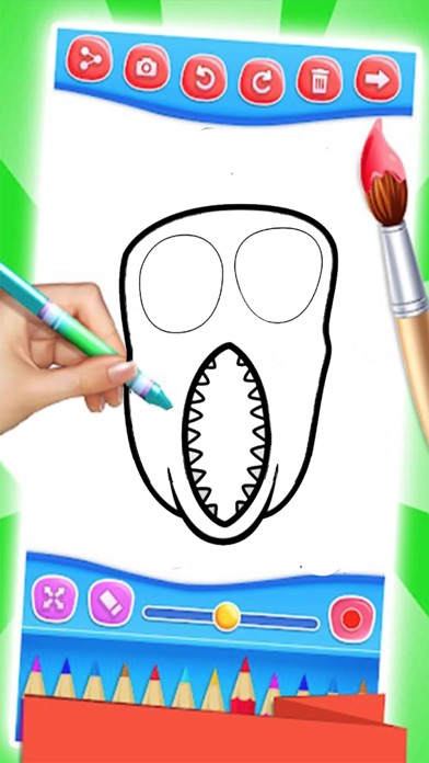 Doors Monsters Coloring Book Screenshot