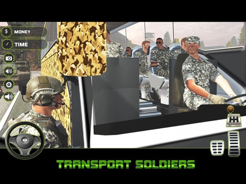 US Army Bus Transport Simのおすすめ画像6