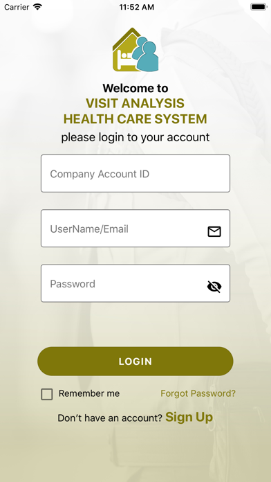 Visit Analysis Healthcare Sys Screenshot 1 - AppWisp.com Visit Analysis Healthcare Sys Screenshot 1 - AppWisp.com