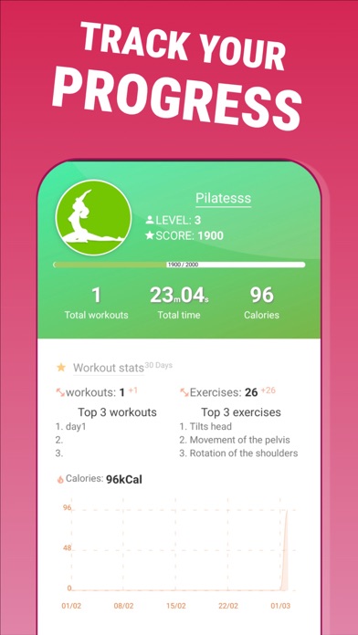 Pilates - home fitness Screenshot