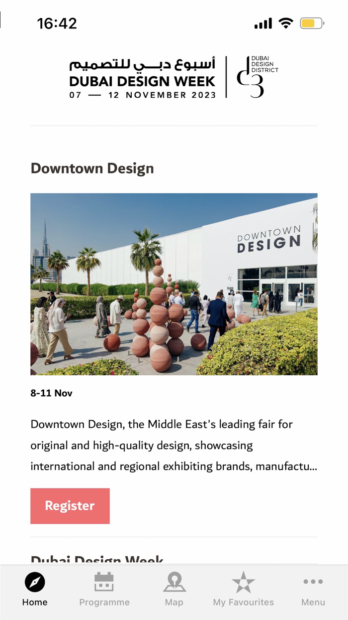 Dubai Design Week App