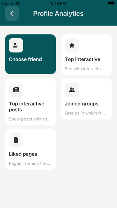 FriendCheckup Screenshot
