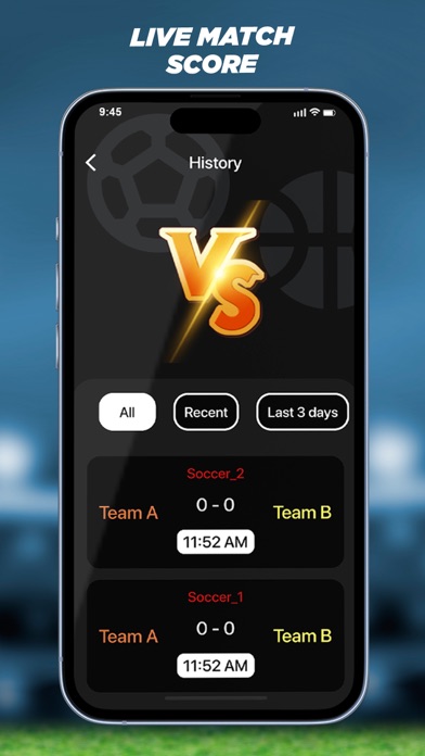 1X1 - Sport Scores Screenshot