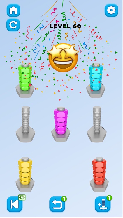 Screw Nut Bolts Sorting Games screenshot-3