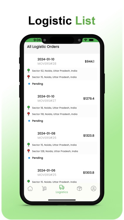 Green Moves-Parcel & Logistics screenshot-3