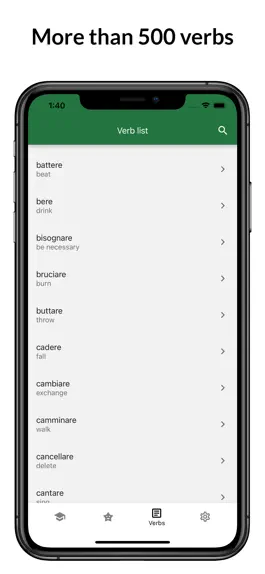 Game screenshot Verbare - Italian verbs apk