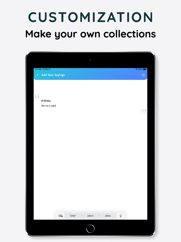 App for Bixby for Family Hub