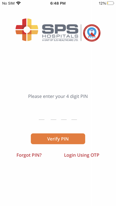 SPS MyHealth Screenshot