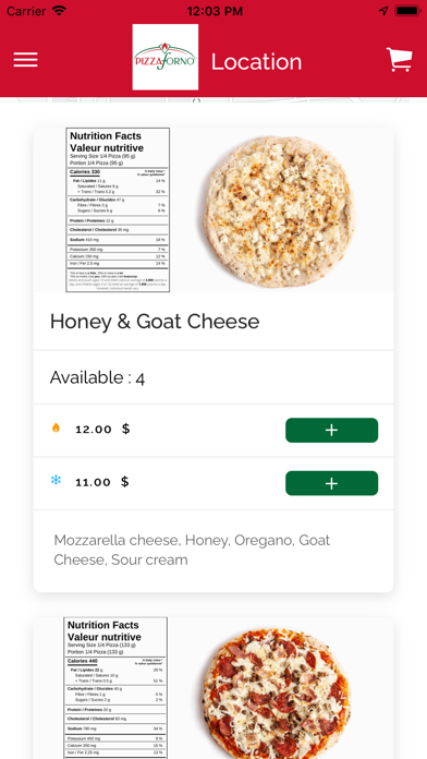 Pizza Forno United States Screenshot