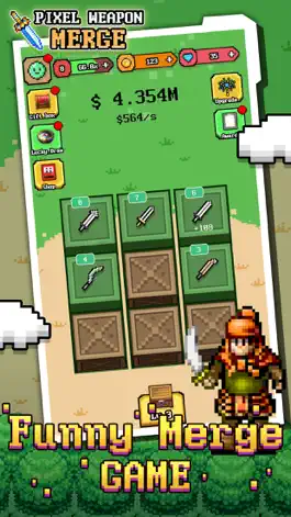 Game screenshot Pixel Weapon Merge mod apk