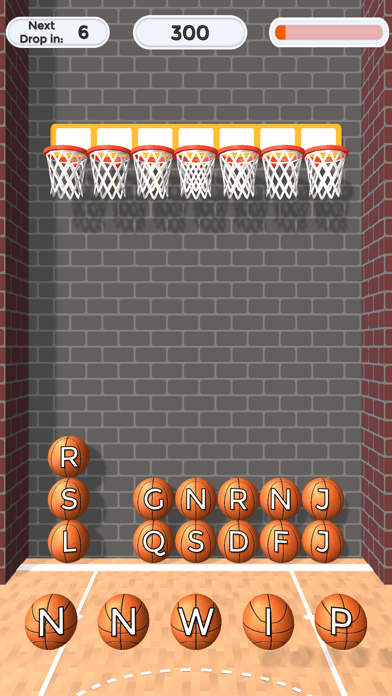 Word Hoops! Screenshot