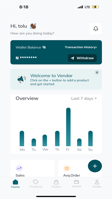 Vendar Screenshot