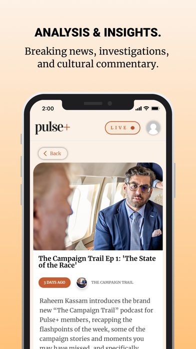 Pulse+ News & Podcasts Screenshot