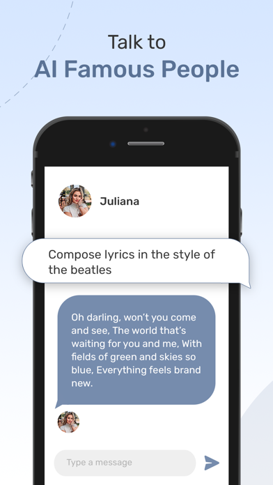 AI Celebrity Chat - Fun Chat Screenshot