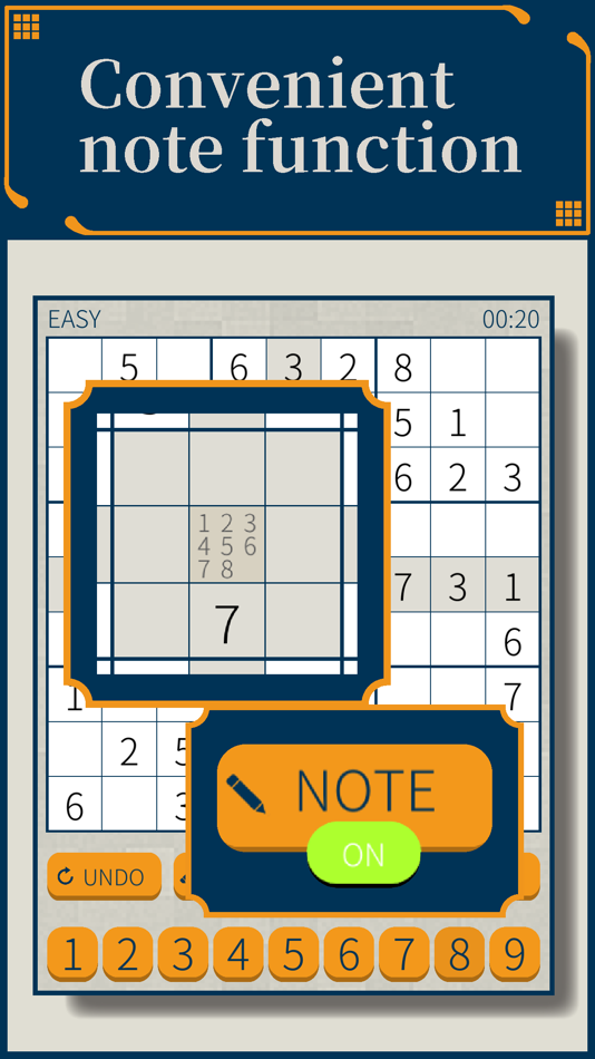 #4. SUDOKU classy (iOS) Podle: kobayakawa kyosuke