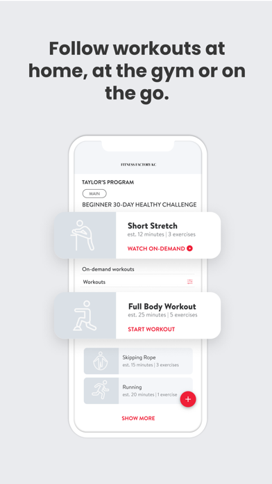 Fitness Factory KC Screenshot