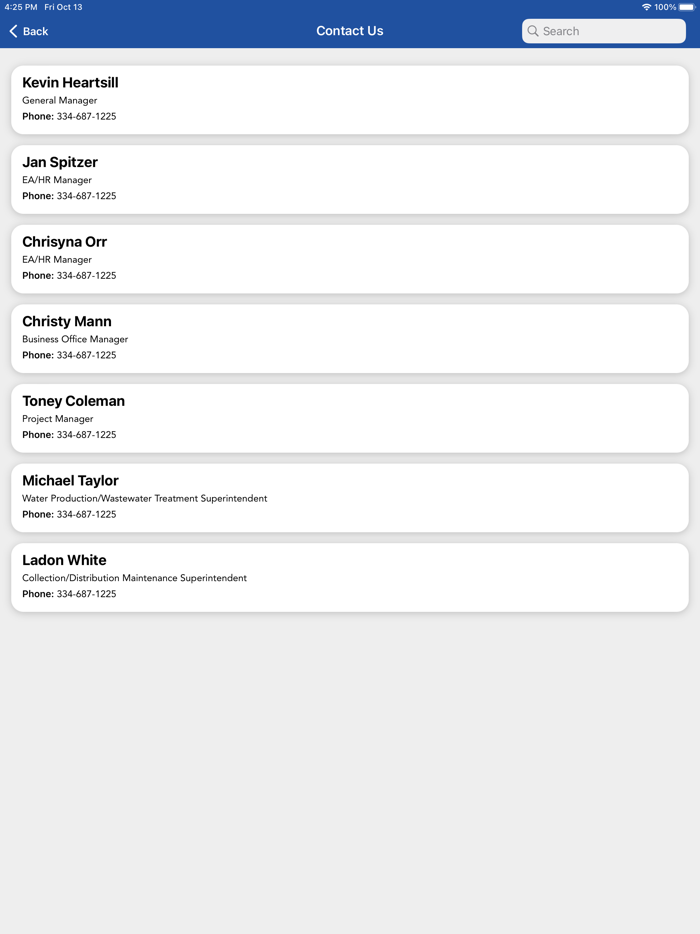 Eufaula Water Works AL