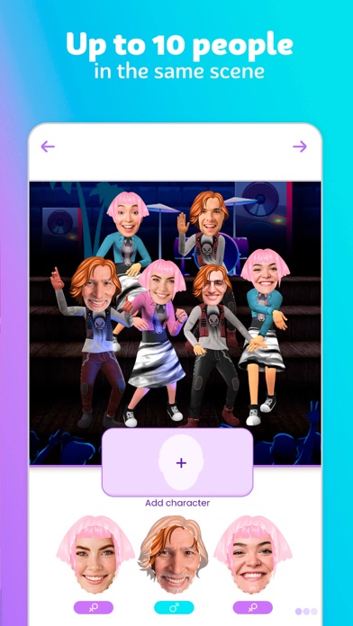 Funny Face Videos Group Dance Screenshot
