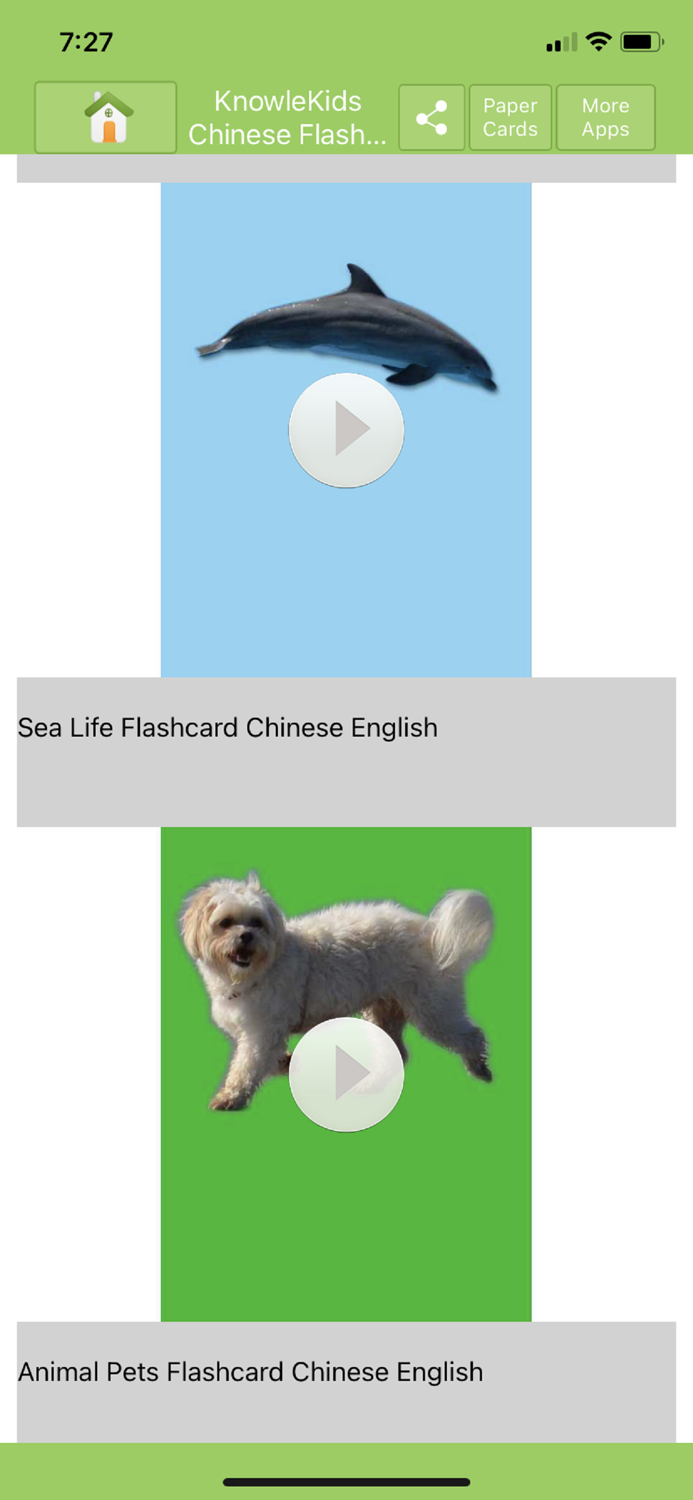 KnowleKids Chinese Flashcards