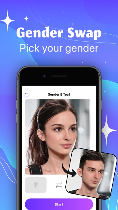 Hair Color Changer Hair Try On Screenshot
