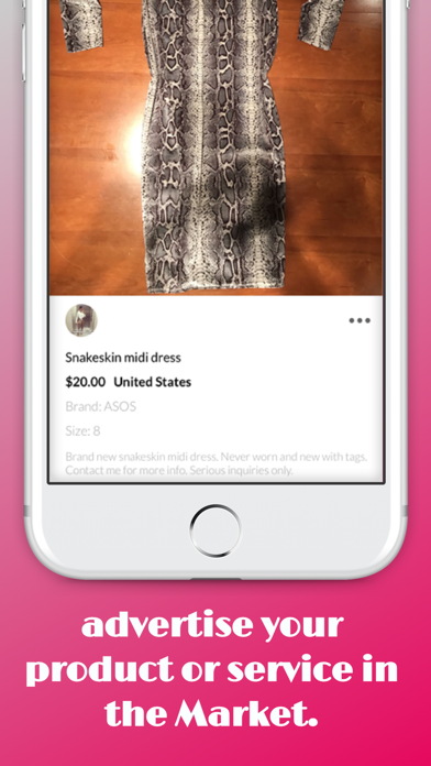 PeerModel: Mobile Market Screenshot