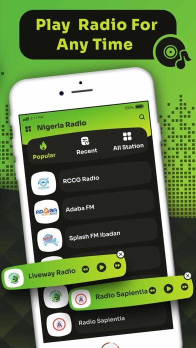Nigeria Radio Stations Live FM Screenshot