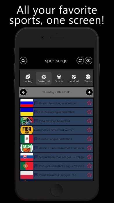 Sportsurge Screenshot