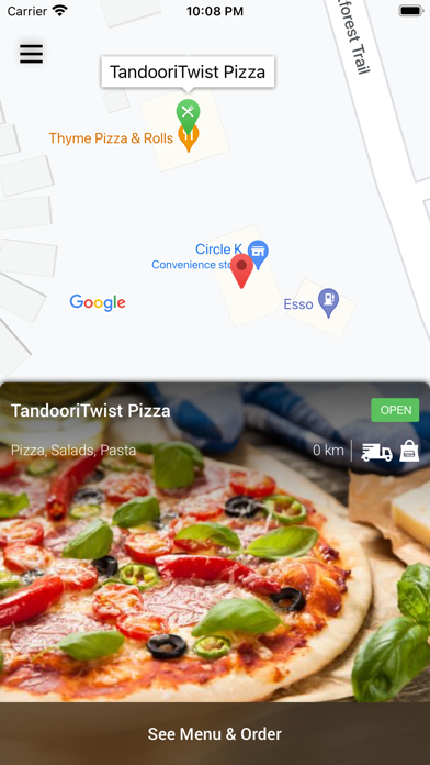 TandooriTwist Pizza Screenshot