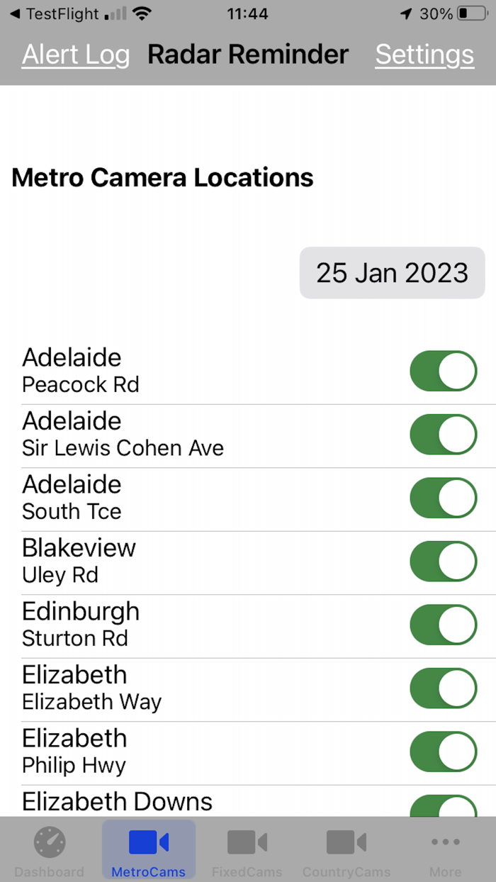 Radar Reminder South Australia