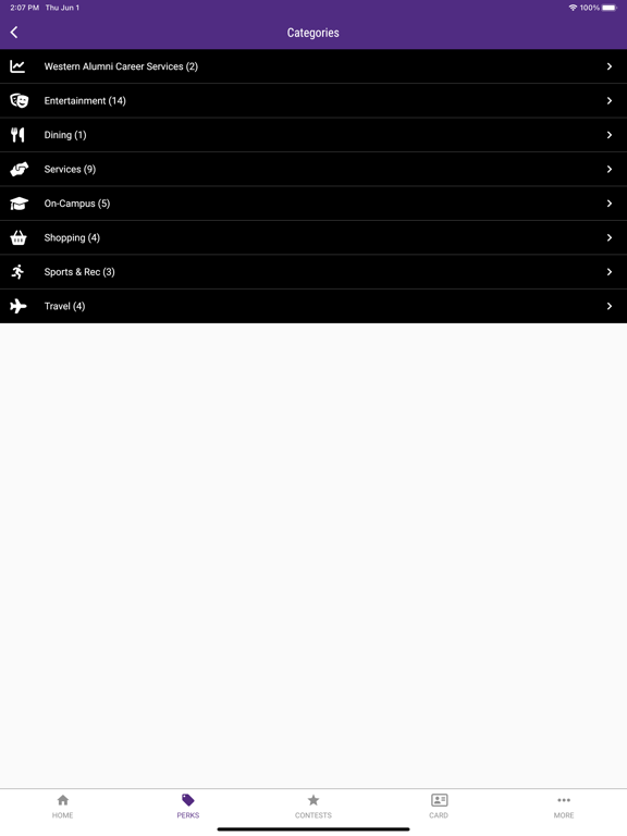 Screenshot #5 pour WesternU Alumni PURPLE PERKS