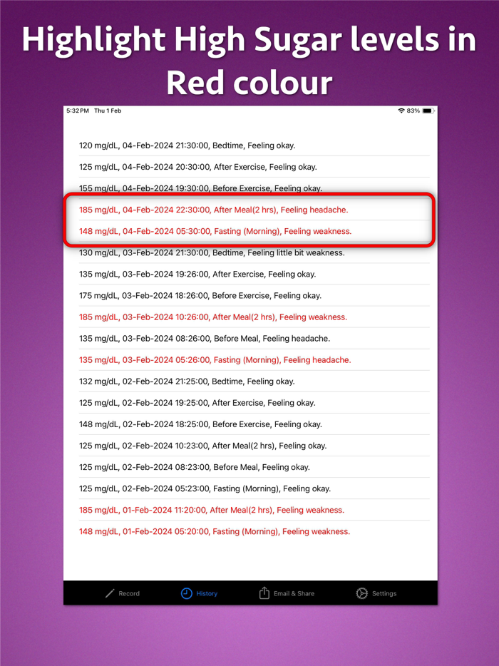 GlucoTrack-Blood Sugar Monitor