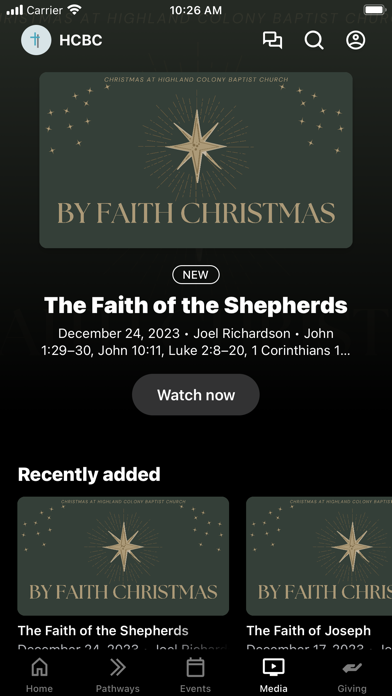 Highland Colony Baptist Church Screenshot