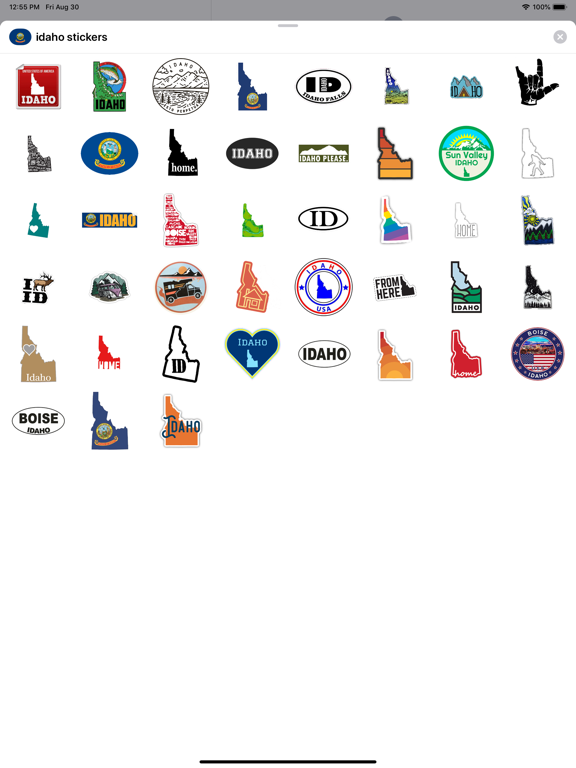 Screenshot #4 pour Idaho emoji - USA stickers