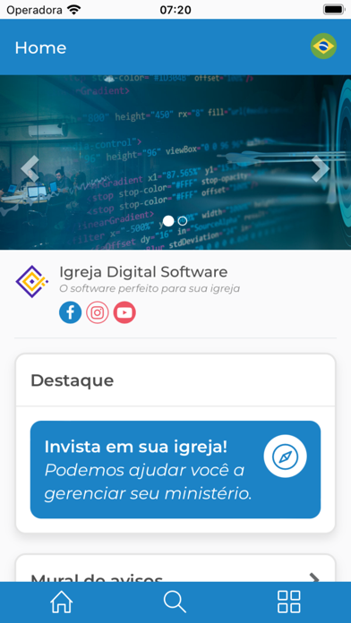 Igreja Digital Software Screenshot