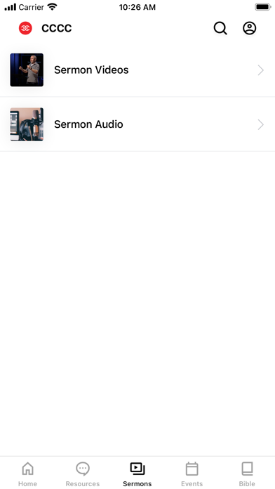 Clear Creek Community Church Screenshot