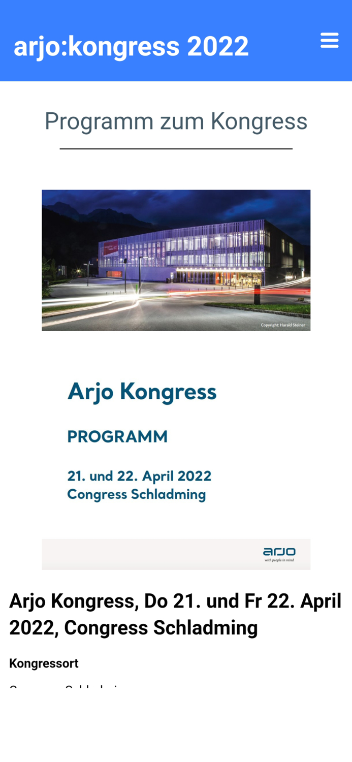 Arjo Kongress 2022