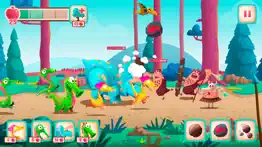 dino bash - defend & fight iphone screenshot 2