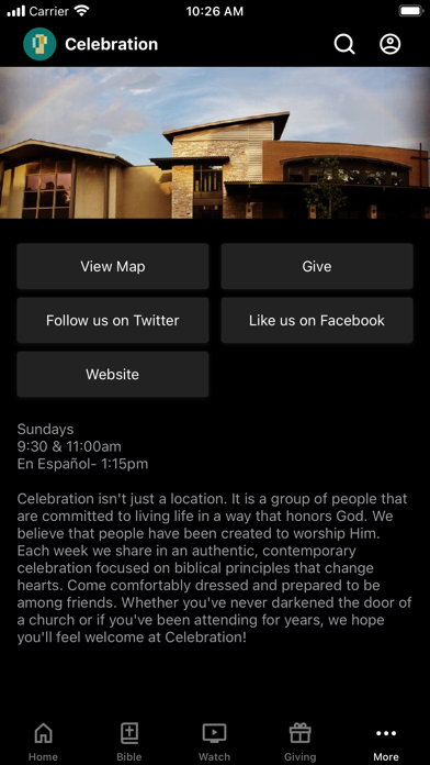 Celebration Baptist TLH Screenshot