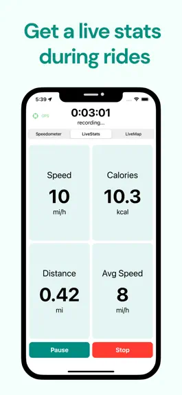 Game screenshot Bikeometer - track bike rides apk