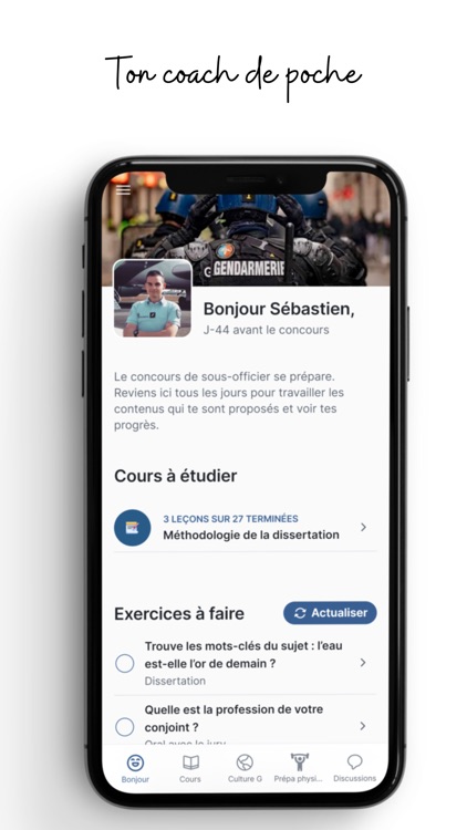 Prépa G comme Gendarme