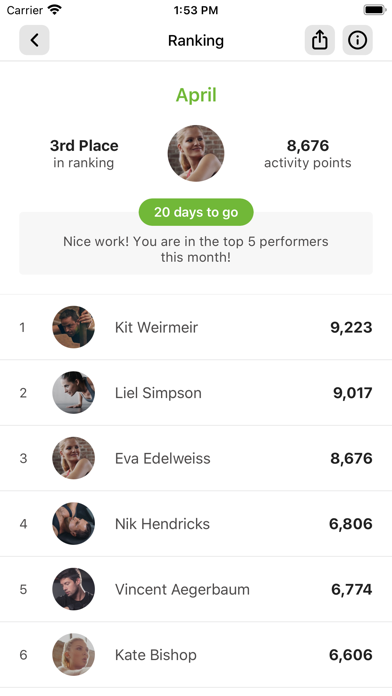 Fitness in Passau Screenshot