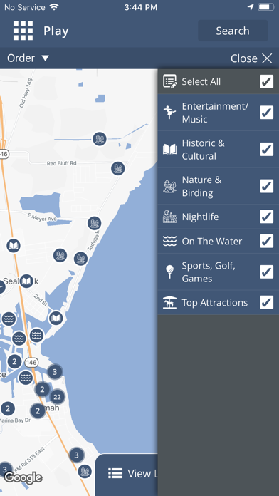 Visit Bay Area Houston Screenshot