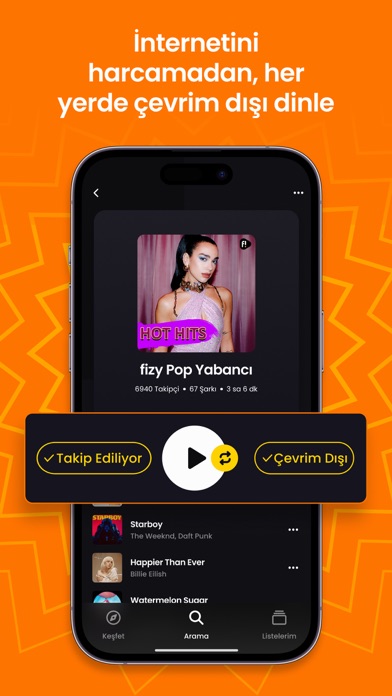 Screenshot #3 pour fizy – Music & Video