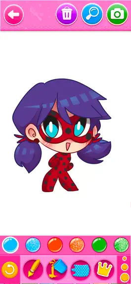 Game screenshot Ladybug Coloring & Magic Block apk