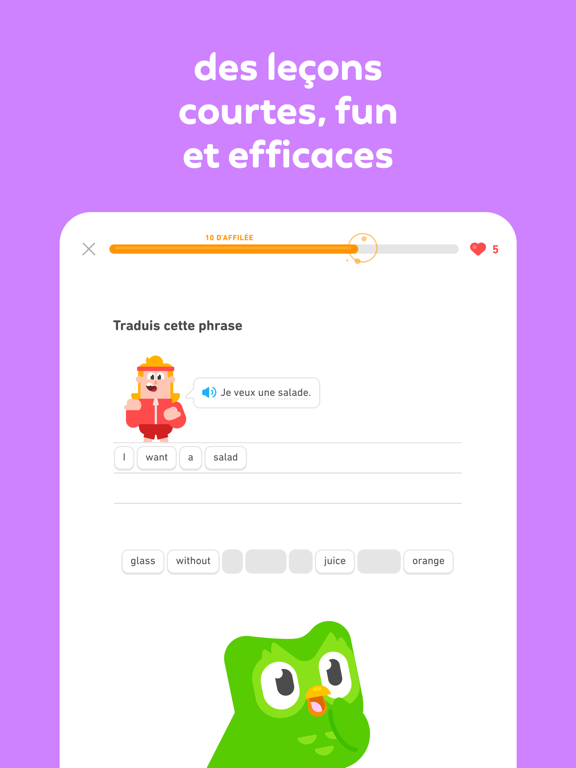 Screenshot #6 pour Duolingo : Cours de langue