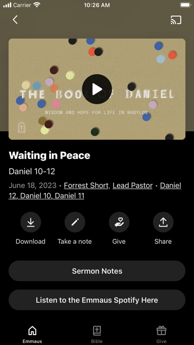 Emmaus Church Redlands Screenshot