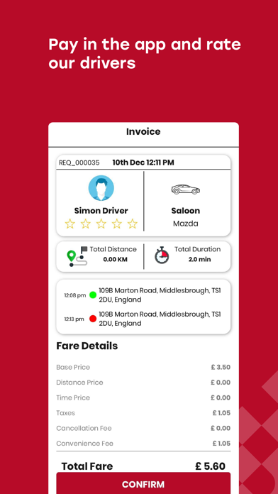 Balliol Taxis Screenshot